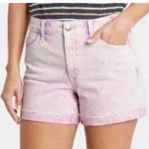 NWT Vintage Acid Wash Midi Shorts
